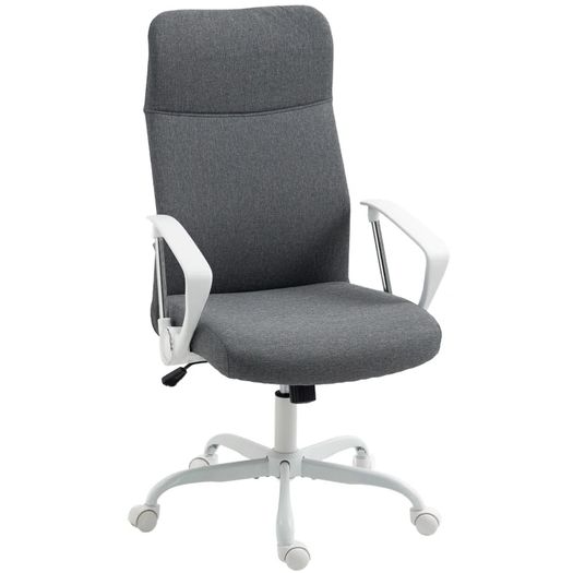 Fabric High Back Office Chair - Grey