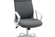 Fabric High Back Office Chair - Grey