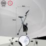 F-Bike, bicycle trainer, home trainer, foldable fitness bike, integrated training computer, hand pulse sensors, foldable, 8 resistance levels (FREE POSTAGE) Image 4