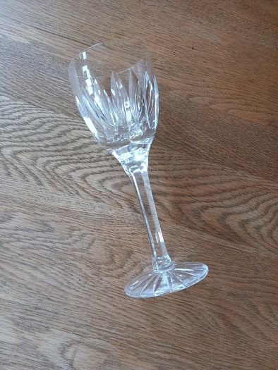 Crystal White Wine Glasses x 6