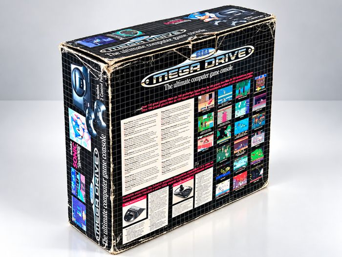 Sega Mega Drive Console - Sonic and Mega Games Rare Variant - Boxed