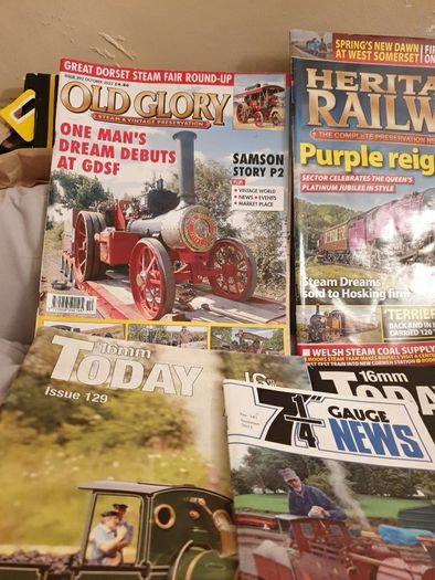 5   old Train Magazines