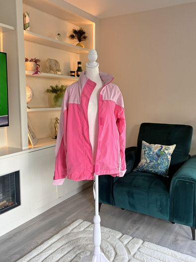 Brand-new Two-toned Pink Hooded Windbreaker Jacket from the Paco Sport  Size Medium UK 12/ EU 40