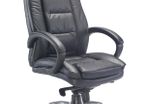 Montana Black Leather Executive Office Chair CH0240