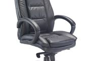 Montana Black Leather Executive Office Chair CH0240