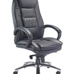 Montana Black Leather Executive Office Chair CH0240