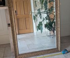 Large Ornate Gilt Effect Mirror