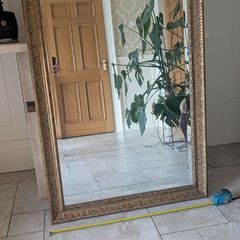 Large Ornate Gilt Effect Mirror