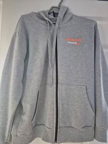 Grey hoodie size L