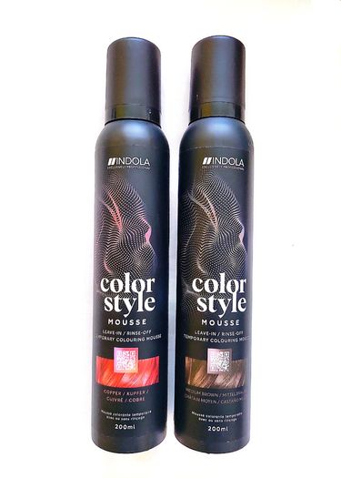 Indola Temporary Hair Colour Mousse