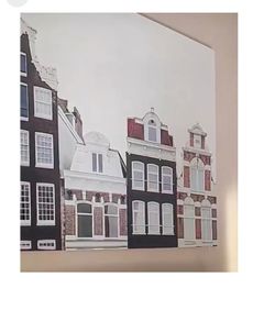 Large IKEA Amsterdam Buildings print
