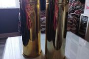 Two Brass Army Shells