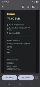 2 Donovan Tickets