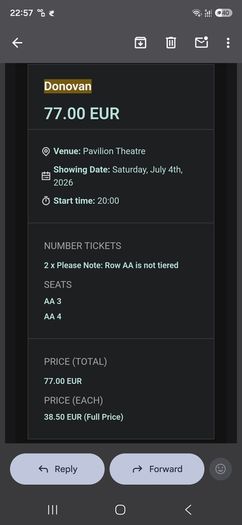 2 Donovan Tickets