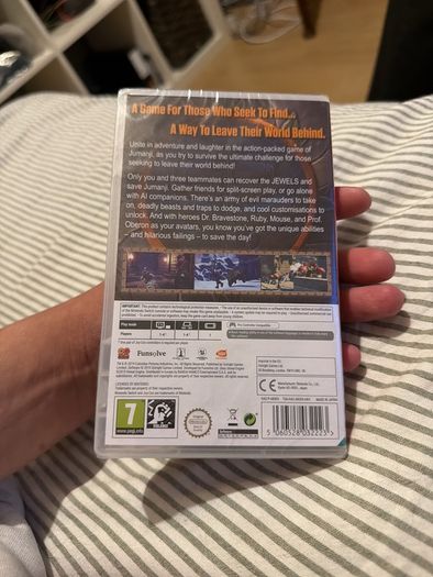 Sealed Jumanji the Video Game for Switch
