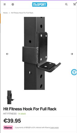 Power Rack Hooks