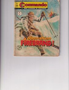 Commando #526 Operation Firebrand 1971 Uk Comic