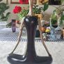 Vintage figurine of a meditating woman - Meadows & Byrne Image 3