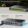 TP-Link TL-SG108S Network Switch 8-Port Gigabit Desktop Hub Ethernet Splitter/ Brand New Image 3