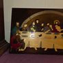 Hand Made Wooden The Last Supper Wall Hanging Image 2