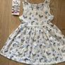 Girls dress and hair clips Image 2