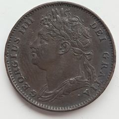 Britanniar  1822  Georgius Llll  Farthing