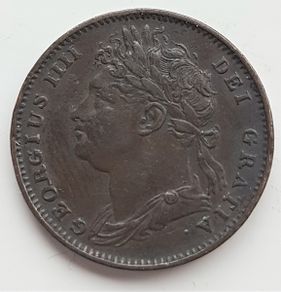Britanniar  1822  Georgius Llll  Farthing