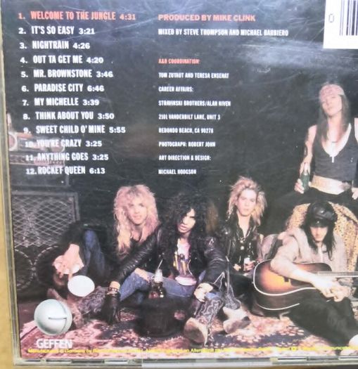 Guns 'N; Roses - Appetite For Destruction CD