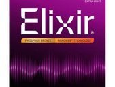 Elixir Nanoweb Phosphor Bronze Acoustic Guitar Strings