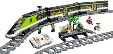 Lego City 60337:Express Passenger Train (2022) 100% Complete (NO BOX)