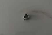 Pandora beaded open heart charm