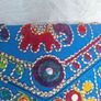 Sutliyan Handmade Blue Canvas Sling Bag Image 2