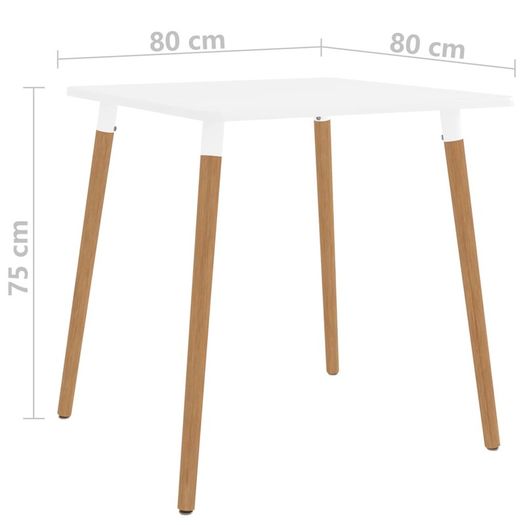 3 Piece Dining Set Grey