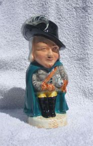 BURLINGTON WARE (Shaw & Sons Ltd) - a vintage CAVALIER toby jug (c.1960). Pristine condition.