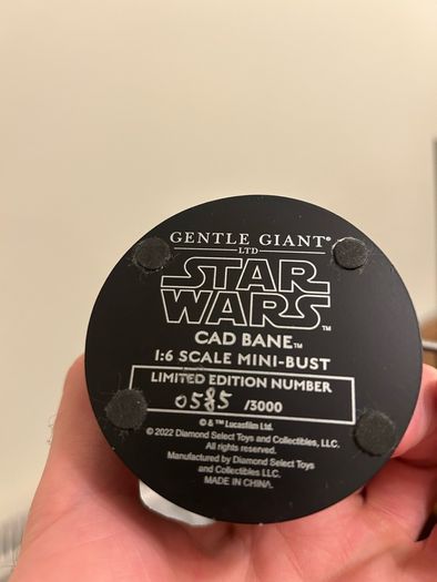 Cad Bane Star Wars Gentle Giant Mini Bust
