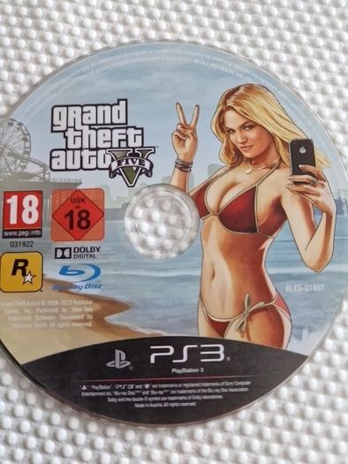 Grand Theft Auto V Five 5 PlayStation3 Ps3 Games Original