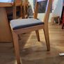 Large dining table, chairs & bench Image 5