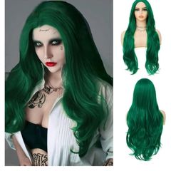 green wig