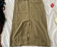 Next khaki long skirt summer new no tags
