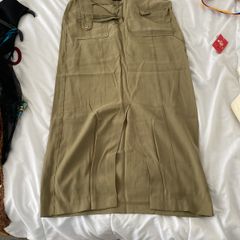 Next khaki long skirt summer new no tags