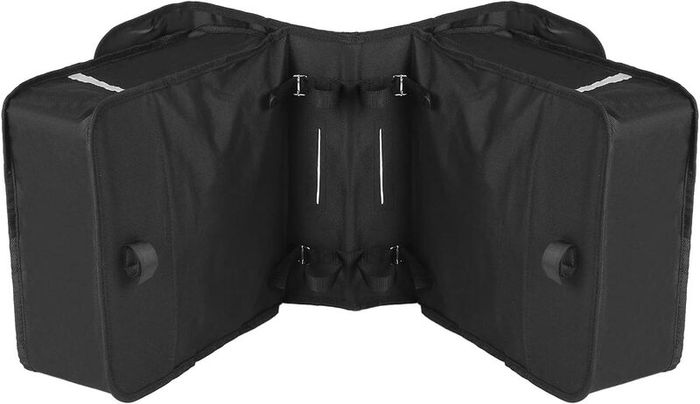 28L Water Resistant Bike Bicycle Rear Seat Carrier Bag Rack Trunk Bags Bike Commuter Bag Pannier Cycling Double Side Luggage