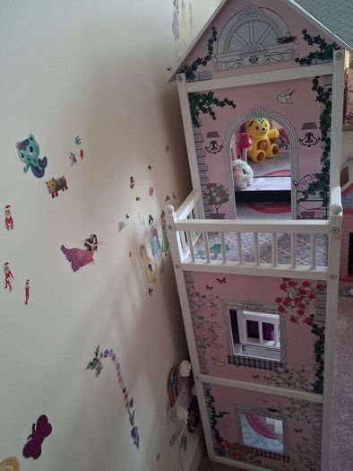 Large Dolls House with Furniture (Collect from Stillorgan)