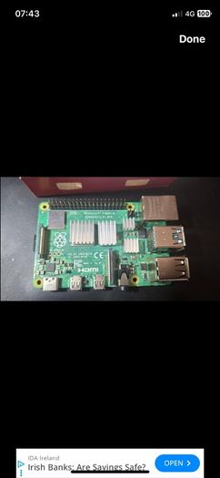Raspberry pi 4b 2gb with heat sink