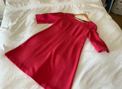 French designer Tara Jarmon coral pink dress - size 40