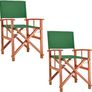 2 x Garden Chair Cannes FSC  Certified Eucalyptus Wood Foldable Image 4