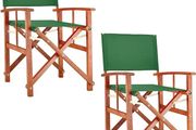 2 x Garden Chair Cannes FSC  Certified Eucalyptus Wood Foldable