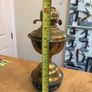 1800 s Vintage Oil Brass Lamp Image 7