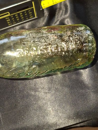 Antique Bottles with Embossed Names, Dublin etc. PRICE IS FOR 1 ONLY.