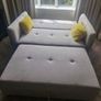 Light Grey Fabric Sofa Image 4