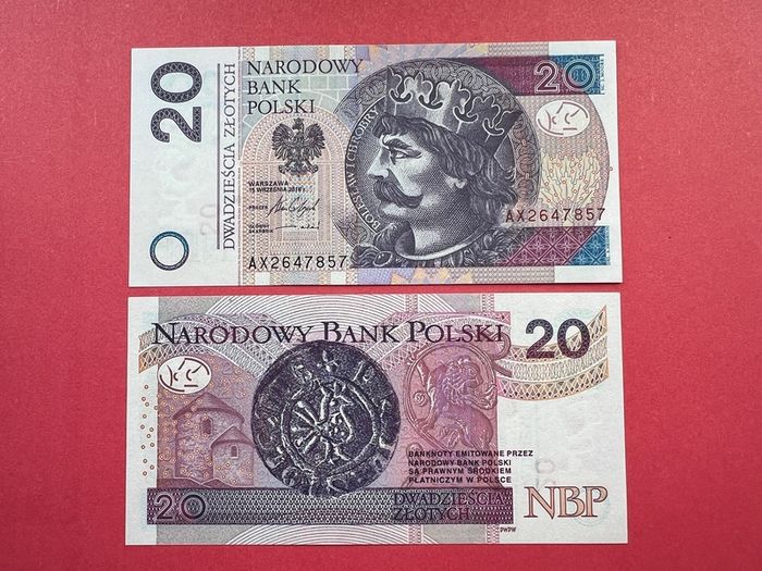 Poland. 20  Zlotych  2016. Pick 184b.  ( Uncirculated )